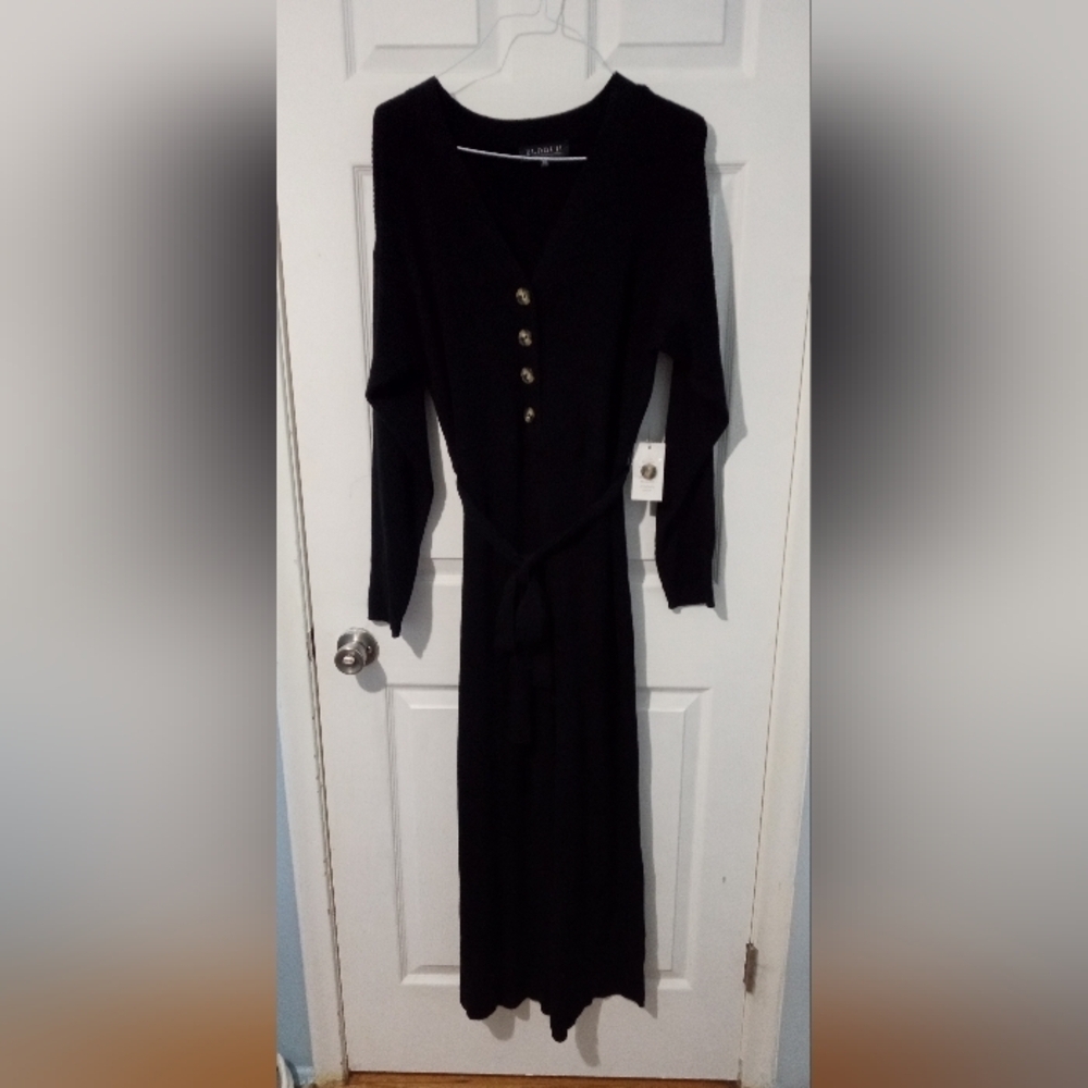 Eloquii NWT Black Jumpsuit Elegant Tailored Fit